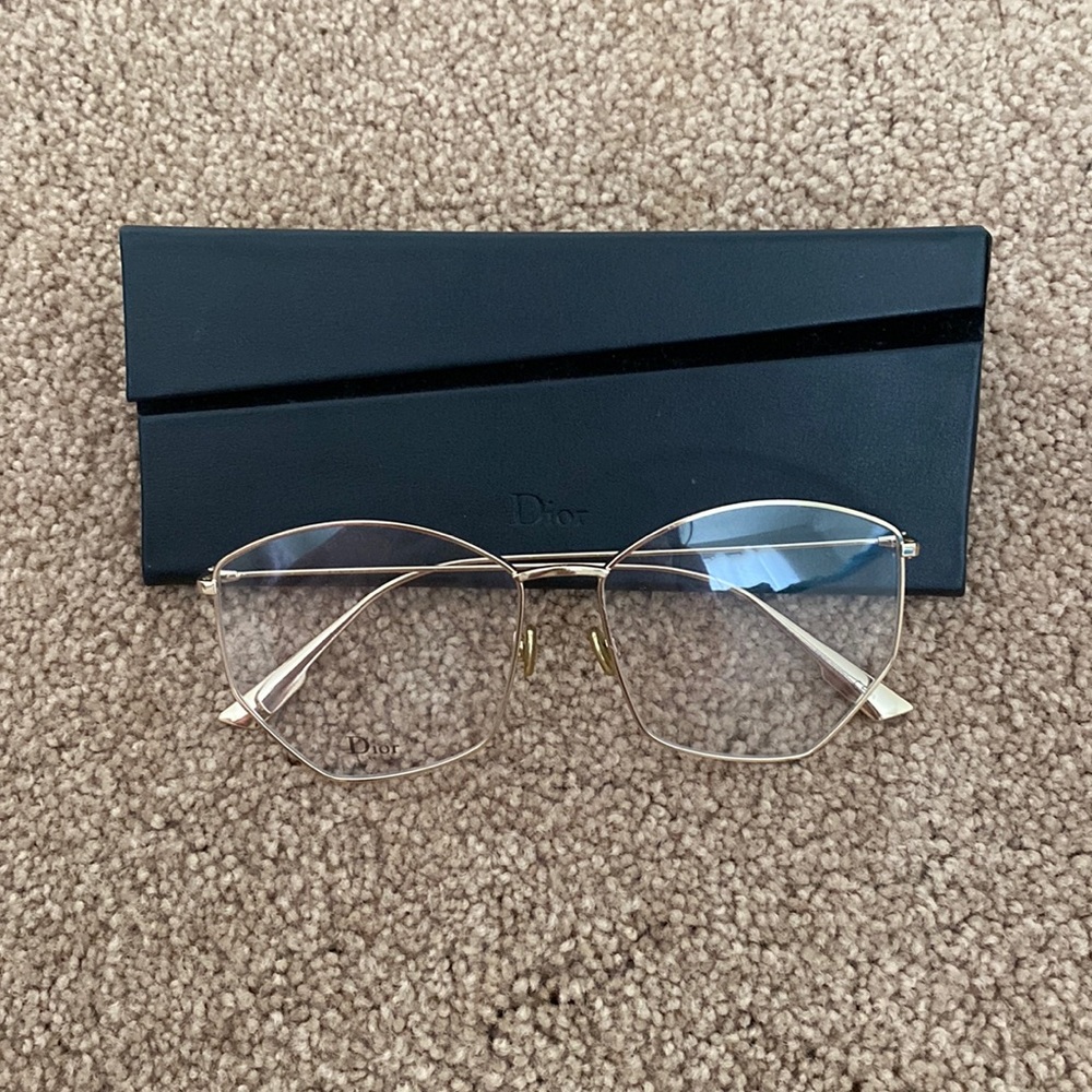 Dior Gold Frames - image 1
